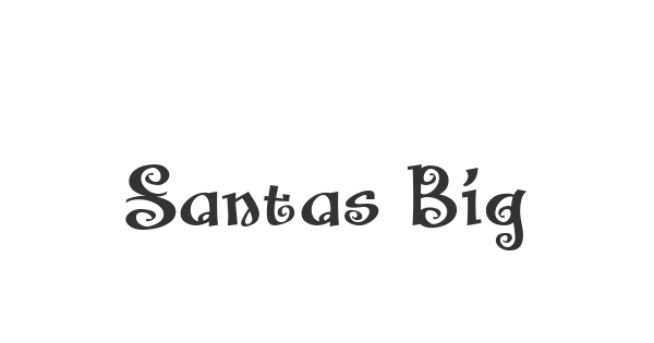 Santas Big Secret BB font thumbnail